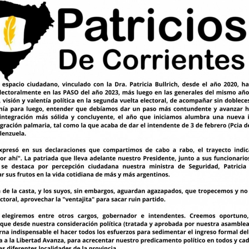 Como Valenzuela en Buenos Aires, Camau en Corrientes.