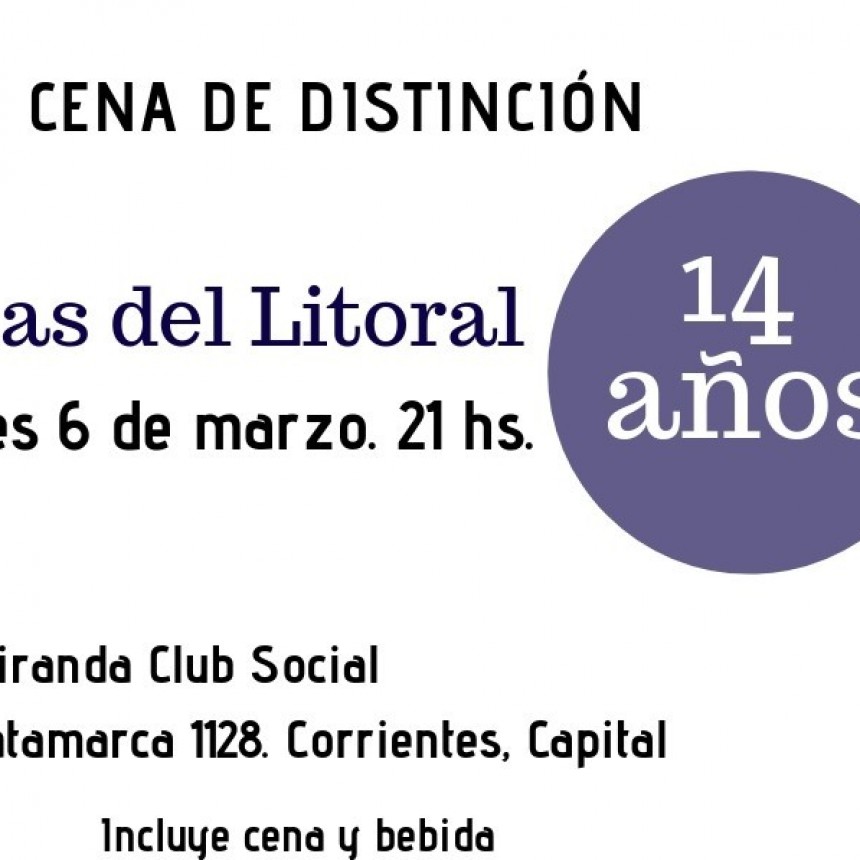 14 a&ntilde;os de Comunas del litoral. 