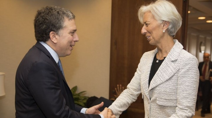 Dujovne y Lagarde coincidieron en lograr un r&aacute;pido acuerdo para cr&eacute;dito del FMI