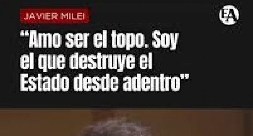Al sistema se lo socava desde adentro, c&oacute;mo a los castillos de arena.