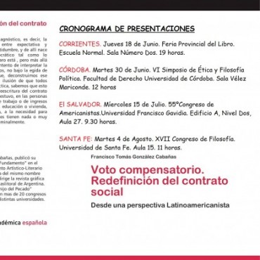 Se presenta el Voto Compensatorio en Corrientes