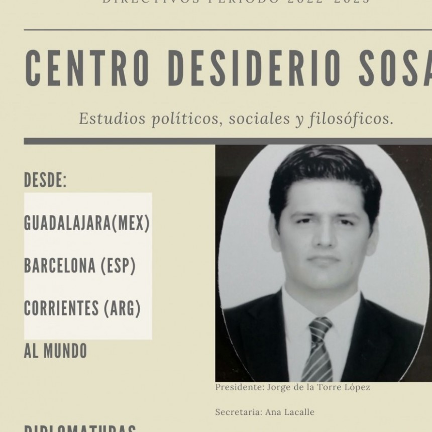 Nuevas autoridades para el Centro de Estudios "Desiderio Sosa"