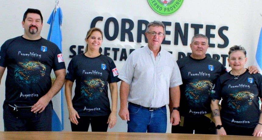 Pesistas correntinos se preparan para el Argentino de Powerlifting.