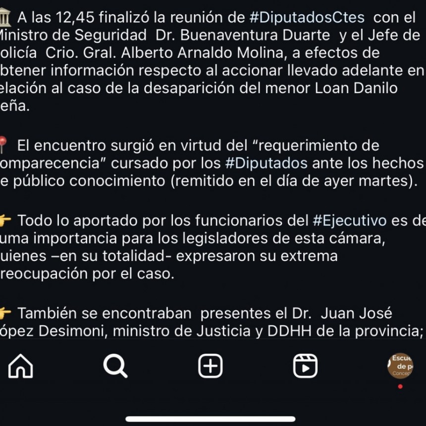 Difusa "reuni&oacute;n" de Diputados provinciales con los ministros de Seguridad y de Justicia.