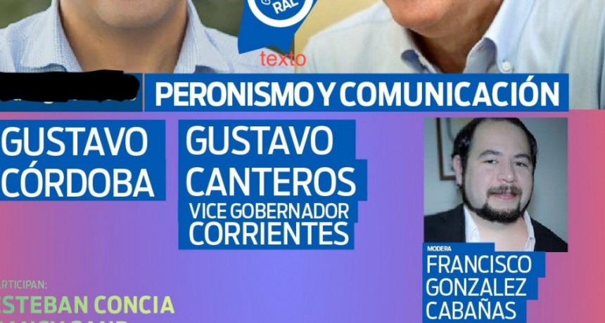 Conversatorio con el Vicegobernador de Corrientes Gustavo Canteros.