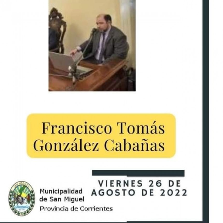 Disertaci&oacute;n presencial en San Miguel (Corrientes) acerca de la Democracia.