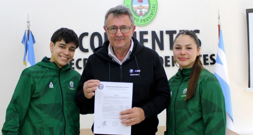 Levantamiento Ol&iacute;mpico de Pesas: Martina Gim&eacute;nez y Domingo Meza representar&aacute;n a la Argentina en el Mundial de Espa&ntilde;a.