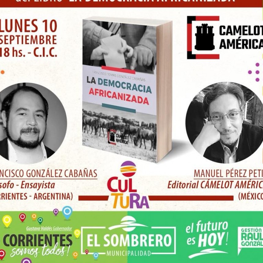 Presentar&aacute;n en el &ldquo;Sombrero&rdquo; el ensayo la democracia africanizada.