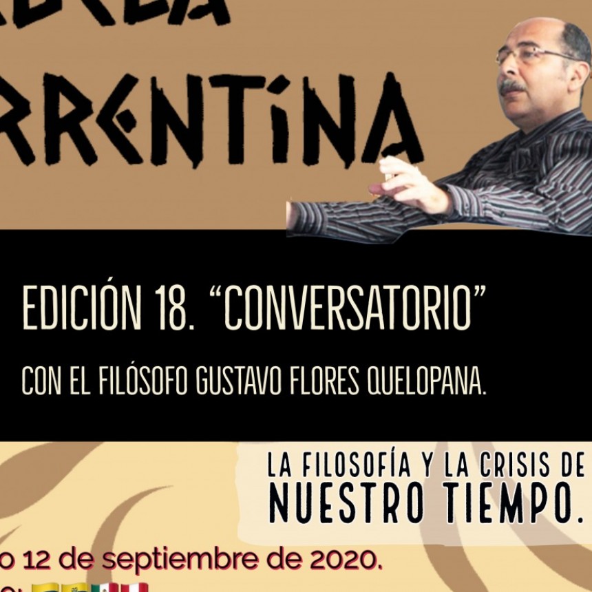 &ldquo;Conversatorio&rdquo; con el fil&oacute;sofo Gustavo Flores Quelopana.