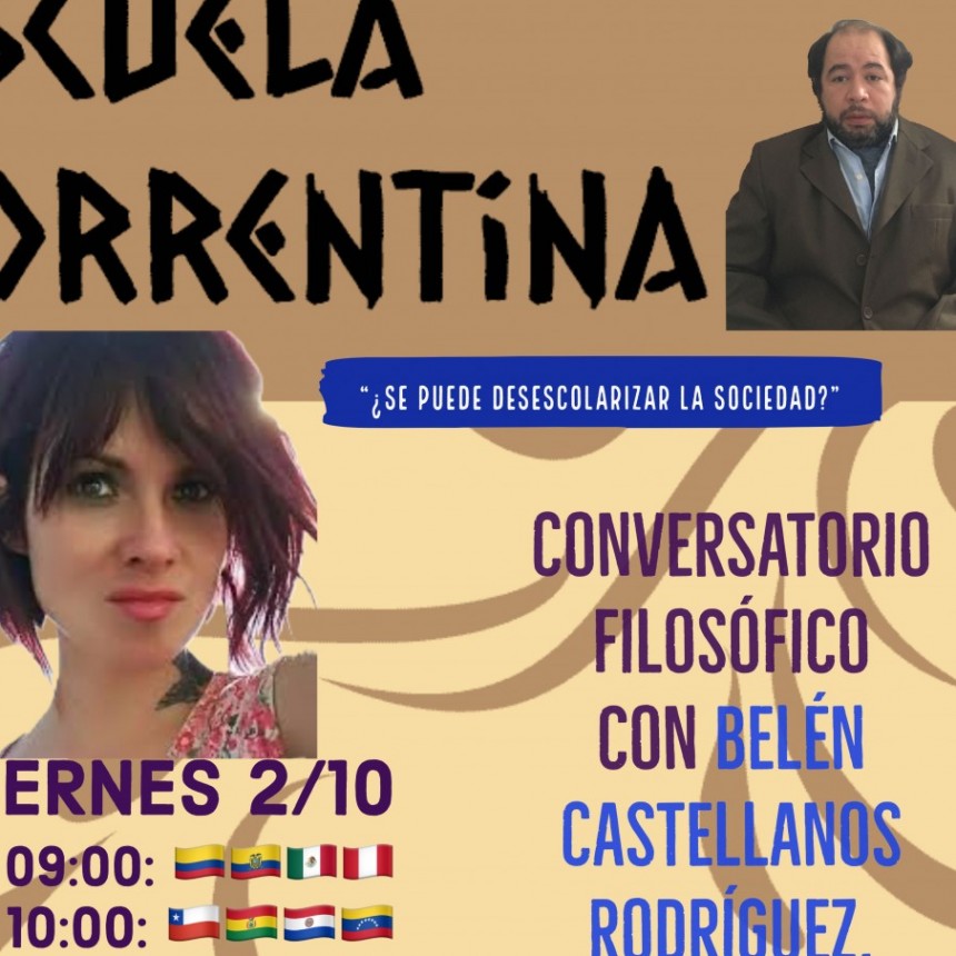 &ldquo;Conversatorio&rdquo; con la fil&oacute;sofa Bel&eacute;n Castellanos Rodr&iacute;guez.