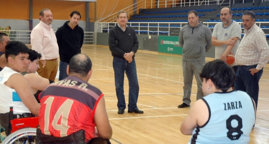 Yacyret&aacute;, junto al club Luz y Fuerza por el deporte y la inclusi&oacute;n.