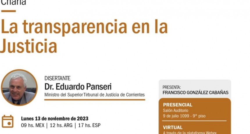 "La transparencia en la justicia"