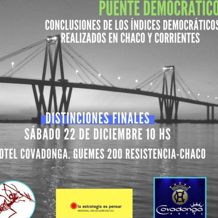 Conclusiones de los primeros &iacute;ndices democr&aacute;ticos en Chaco y Corrientes